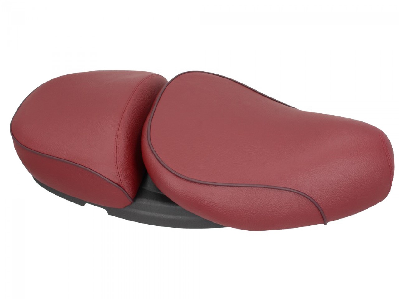 Vespa 2-Sitzer Echtleder Sitzbank rot für LX 50-150ccm Touring, ET2/ET4 /LX/LXV/S 50-150ccm-