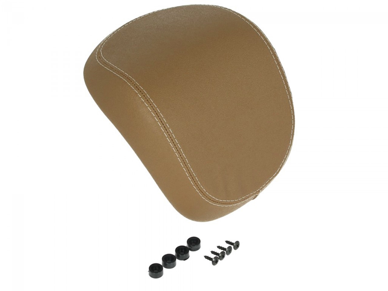 Topcase Kit 32L dunkelblau (289/A), Rückenpolster beige für Vespa Primavera