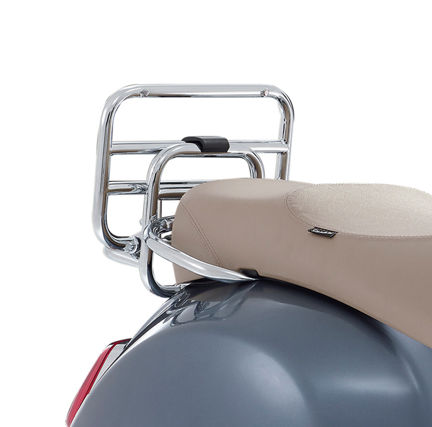 Original Gepäckträger klappbar hinten chrom für Vespa GTS/GTV