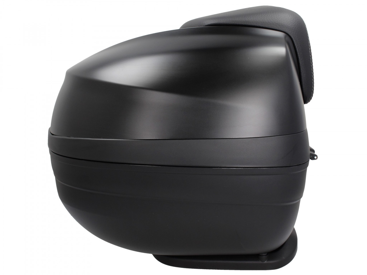 Top Case, 37 l, (NO_schwarz matt 93/B) inkl. Rückenpolster für Piaggio MP3 500 Sport Advance HPE