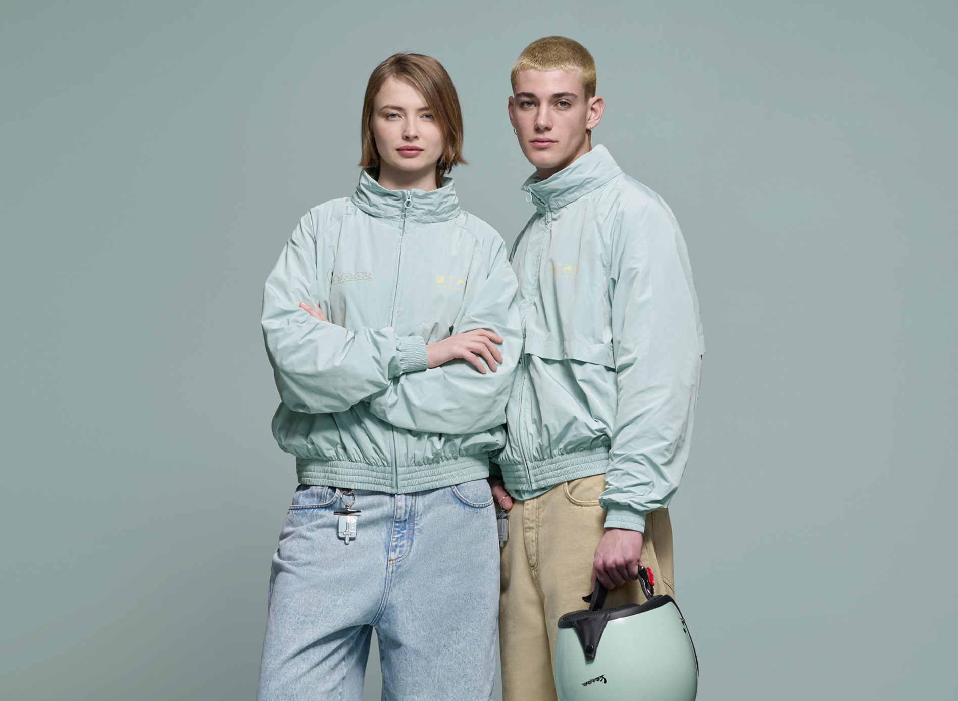 Vespa Windjacke Origin grün DEC-Kollektion