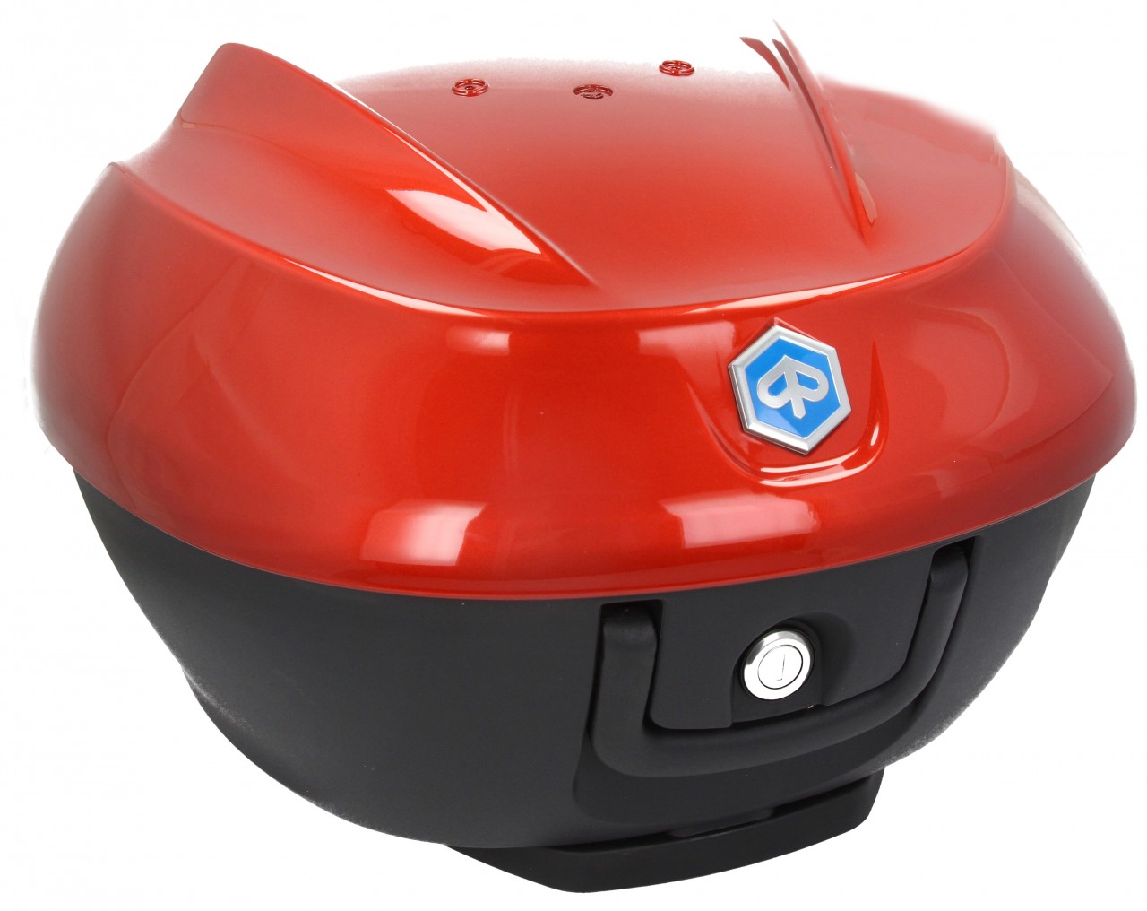 Top Case Kit 36 l. orange metallic A12 Original Piaggio für Beverly HPE (inkl. Halteplatte)