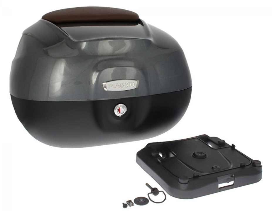 Top Case 37L mit Rückenlehne für Piaggio Medley 125/150 (16-18) - grau 798/B