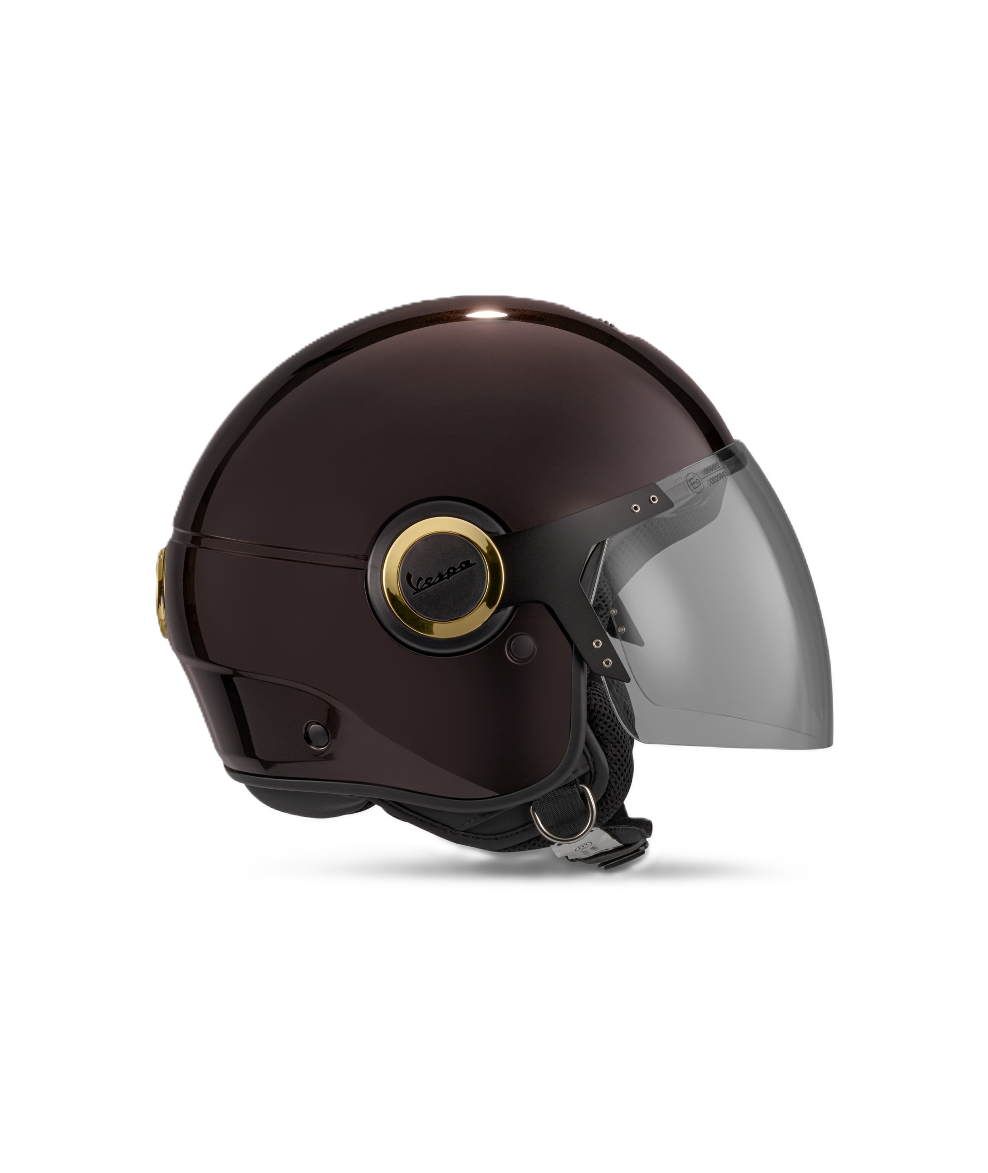 Vespa Jethelm 946 Horse braun glänzend