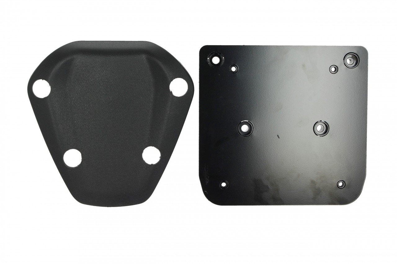 Top Case Kit 36 l. grau matt 760/B Original Piaggio für Beverly HPE (inkl. Halteplatte)