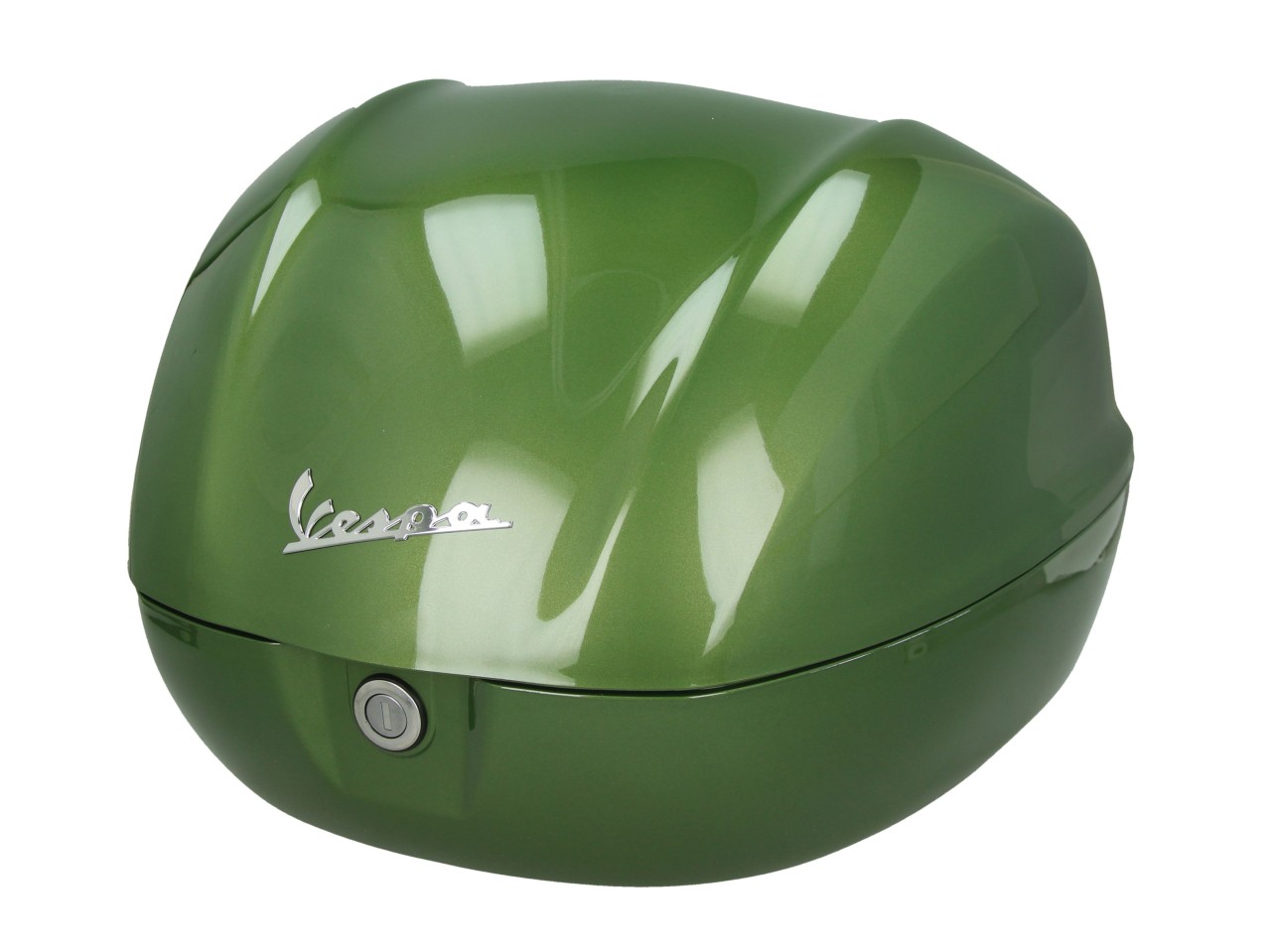 Vespa Topcase 32L grün glänzend V28 ohne Rückenlehne