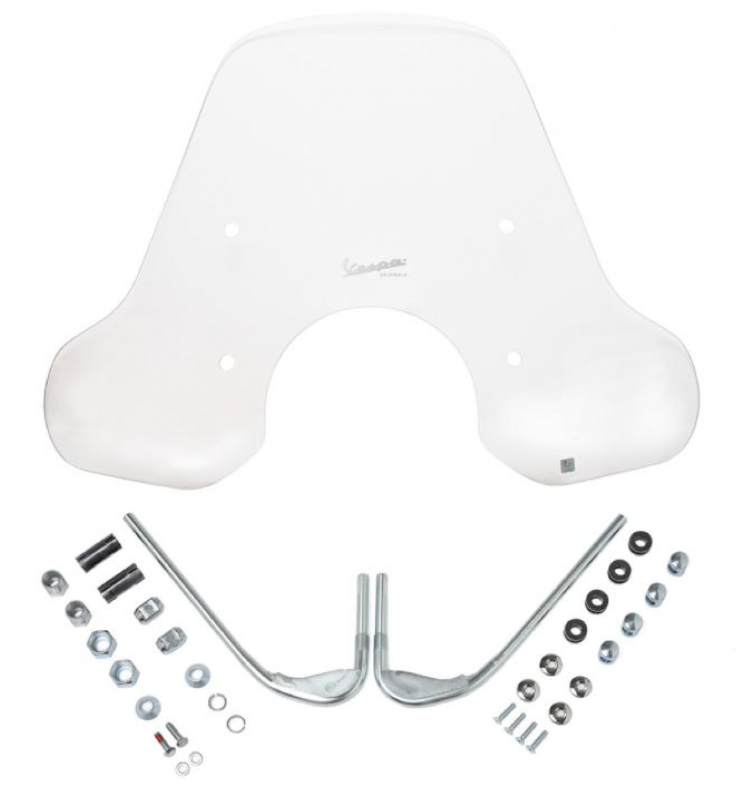 Windschutzscheibe Medium mit Halterung Vespa GTS / Super (HPE & SuperTech) original Vespa