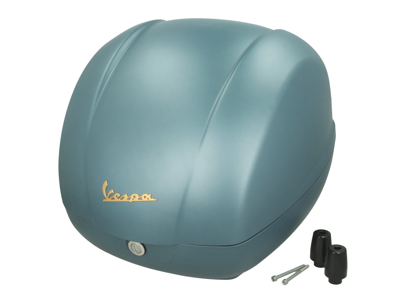 Vespa Topcase 36L blau ohne Rückenpolster Blue Officina 8 (D31)
