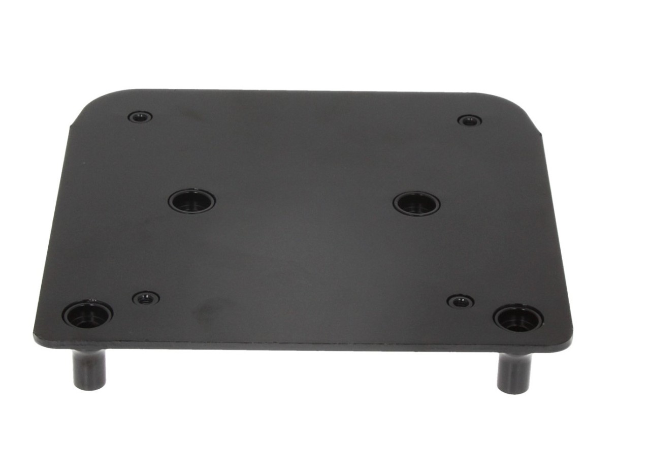 Top Case Kit 36 l. Schwarz Meteora 93/B Original Piaggio für Beverly HPE (inkl. Halteplatte)