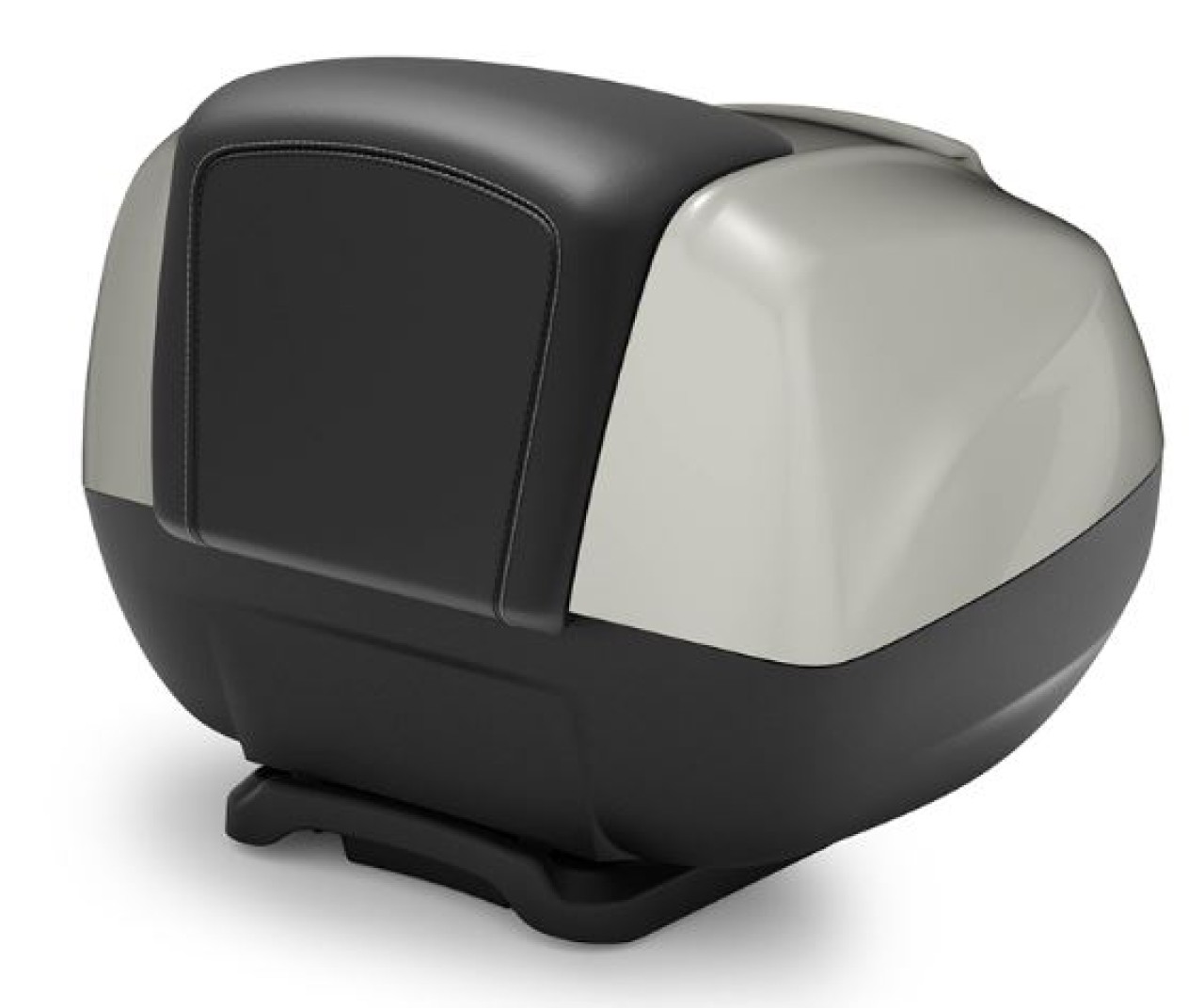 Top Case 37L mit Rückenlehne für Piaggio MP3 HPE RST 400 Classic (2022) - grau metallic G04