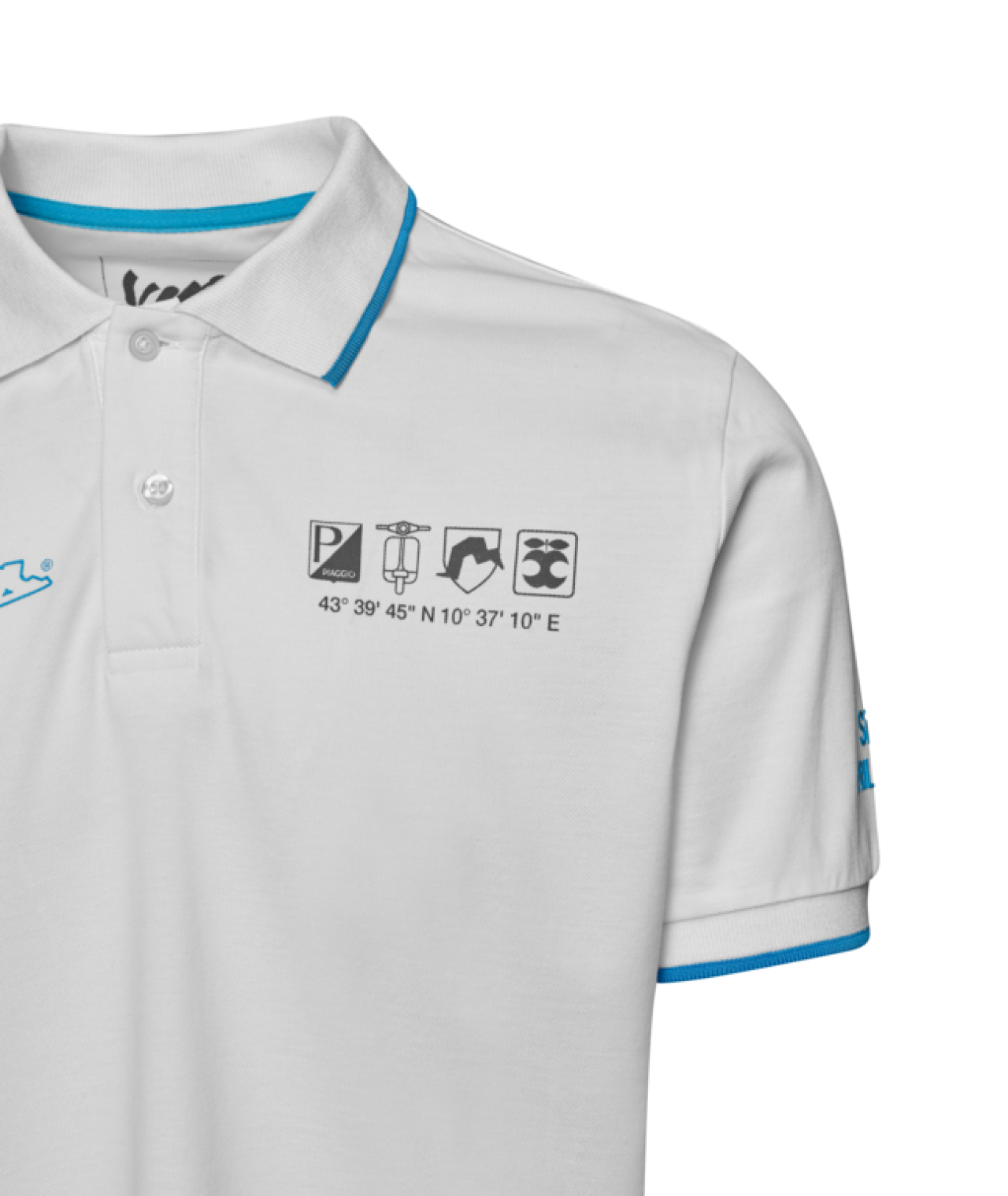 Vespa Polo Shirt Holy white DEC-Kollektion