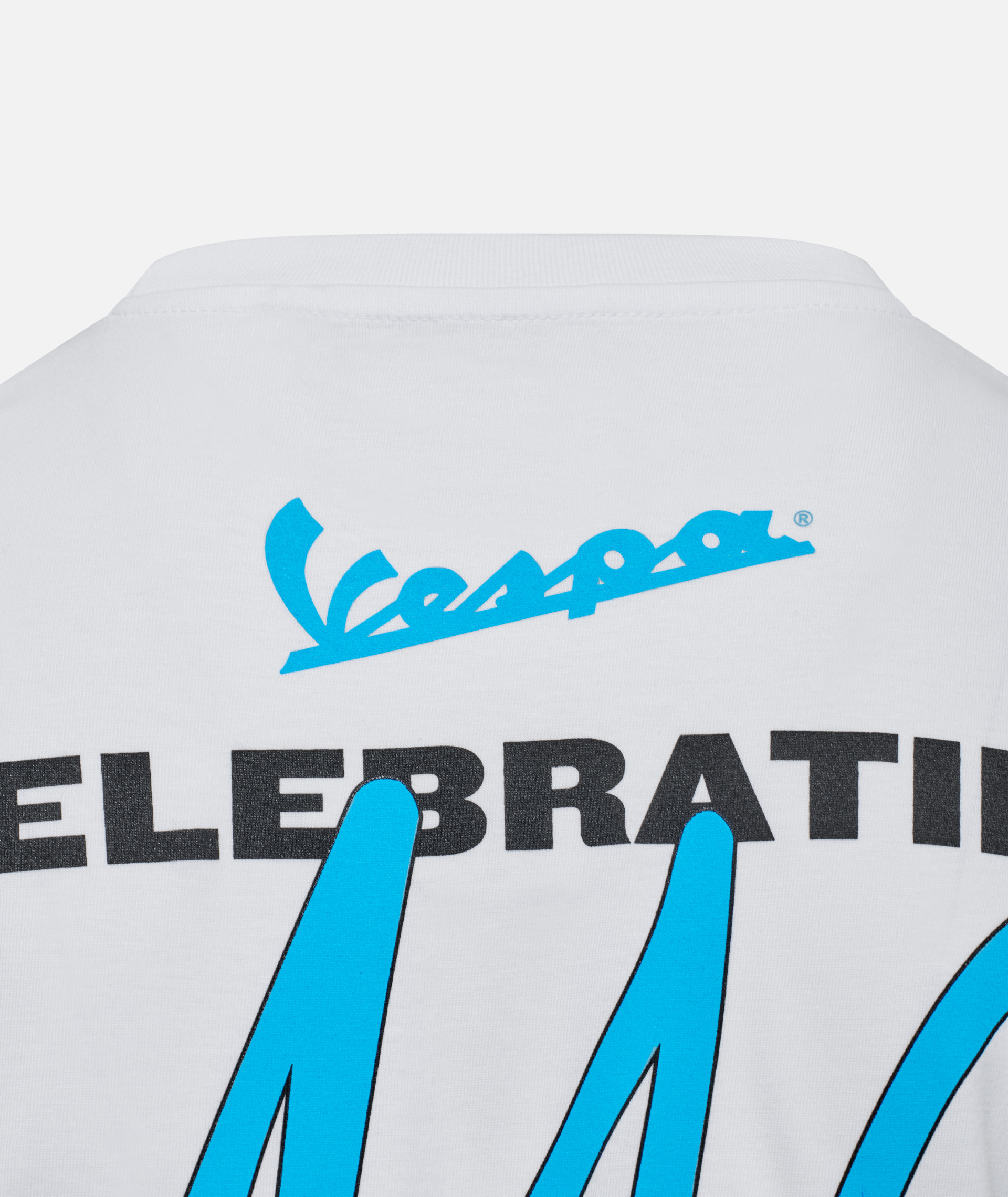 Vespa T-Shirt "140 Jahre Piaggio" weiß blau
