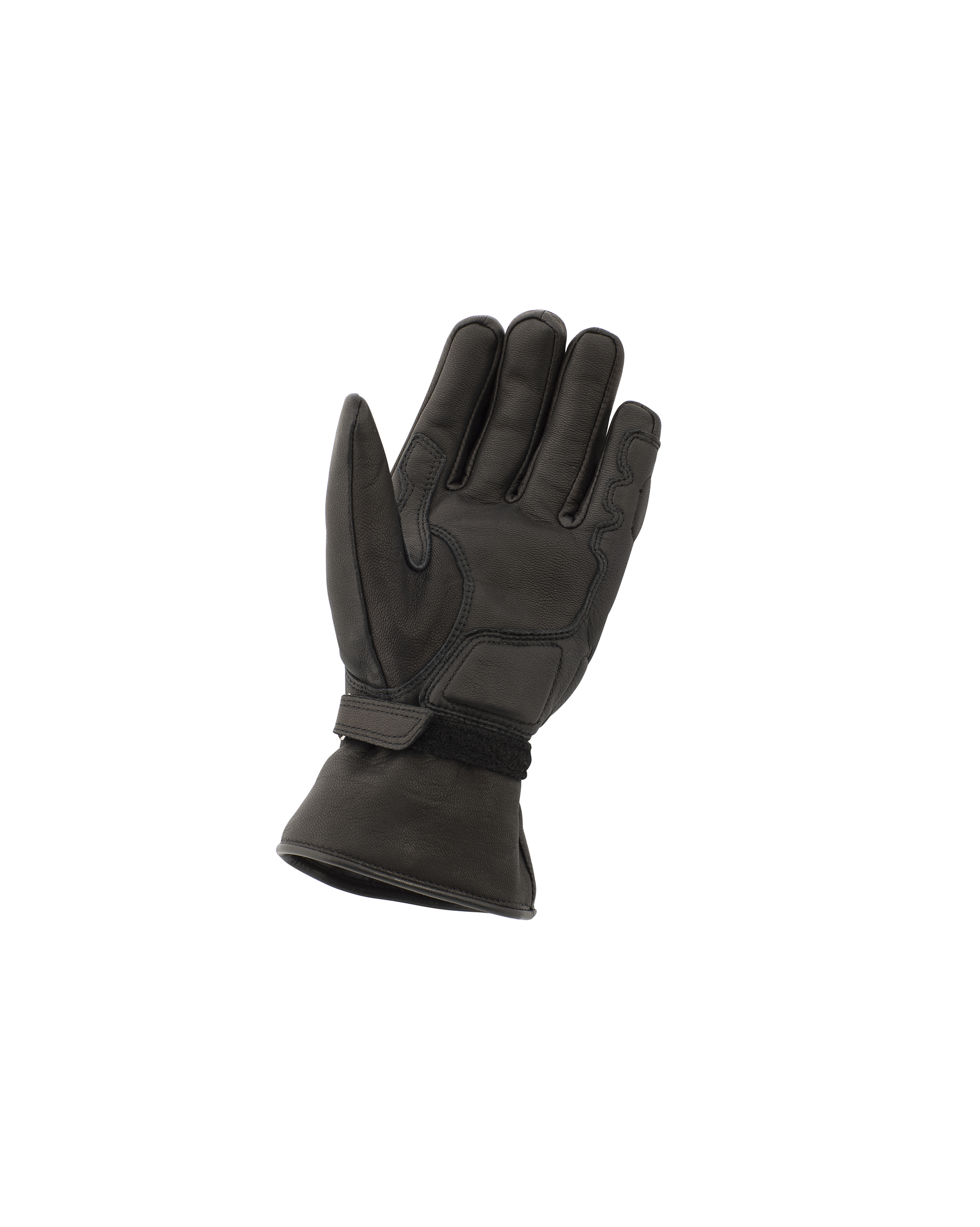 Vespa 3/4 Winterhandschuhe Leder schwarz