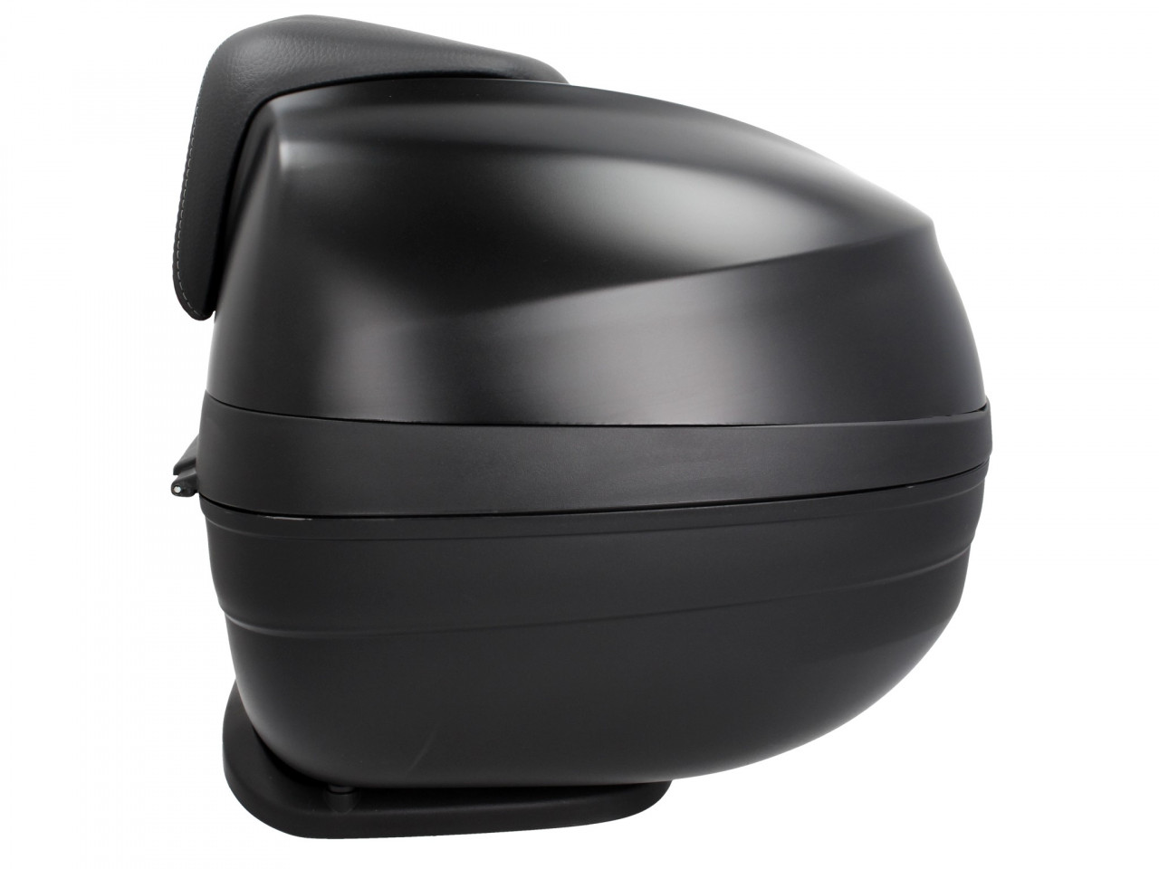 Top Case, 37 l, (NO_schwarz matt 93/B) inkl. Rückenpolster für Piaggio MP3 500 Sport Advance HPE