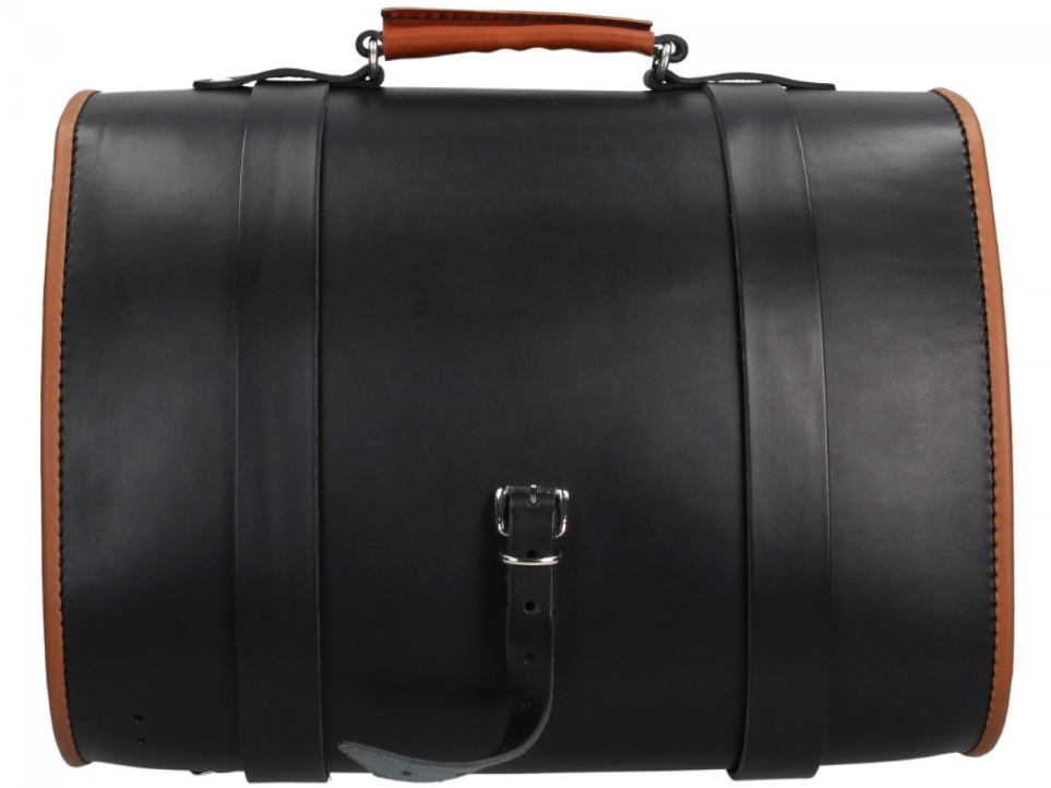 Original Vespa Ledertasche - Schwarz