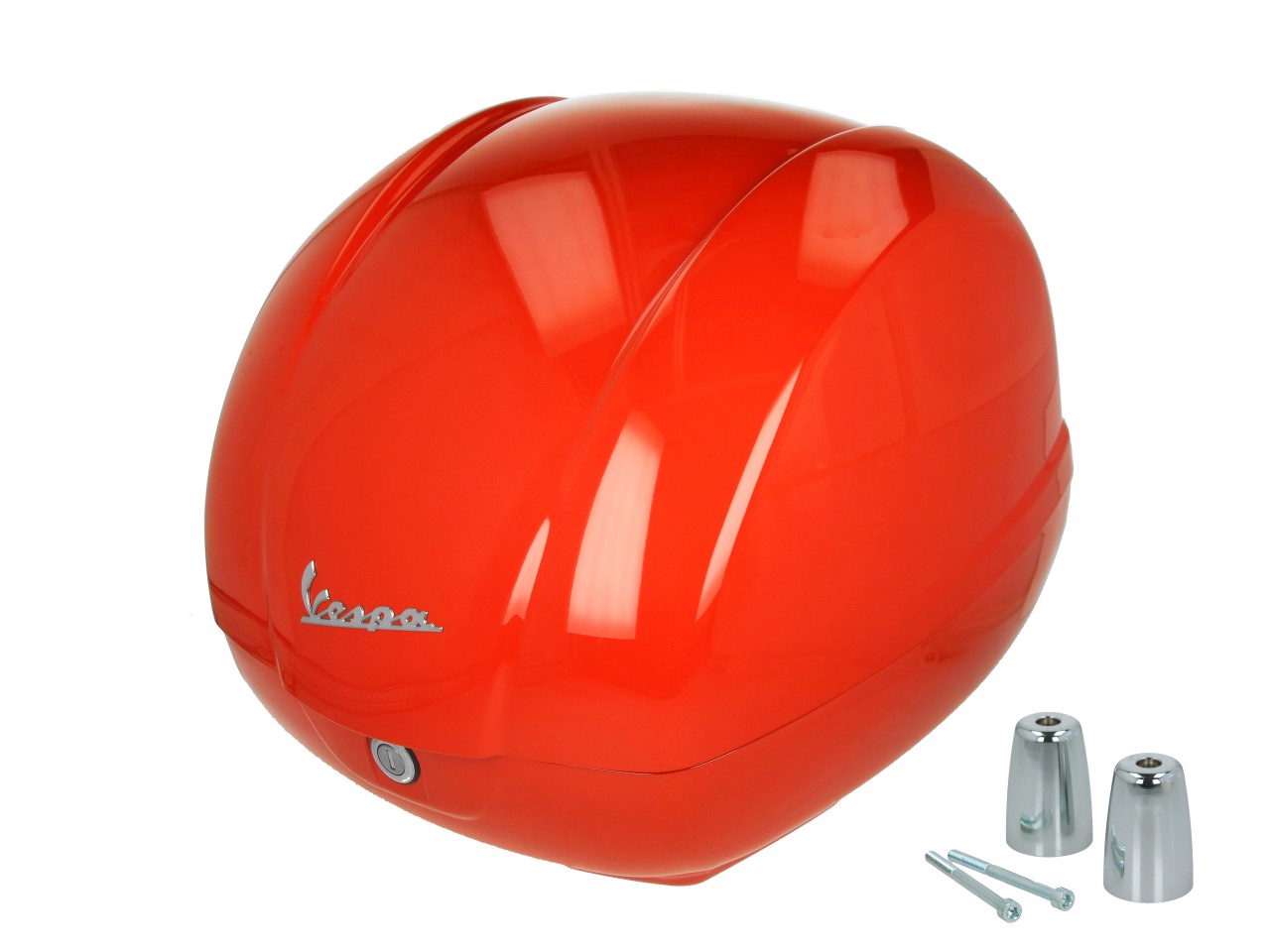 Original Topcase 36L orange glänzend A11 für Vespa GTS 125/310 und GTV 310