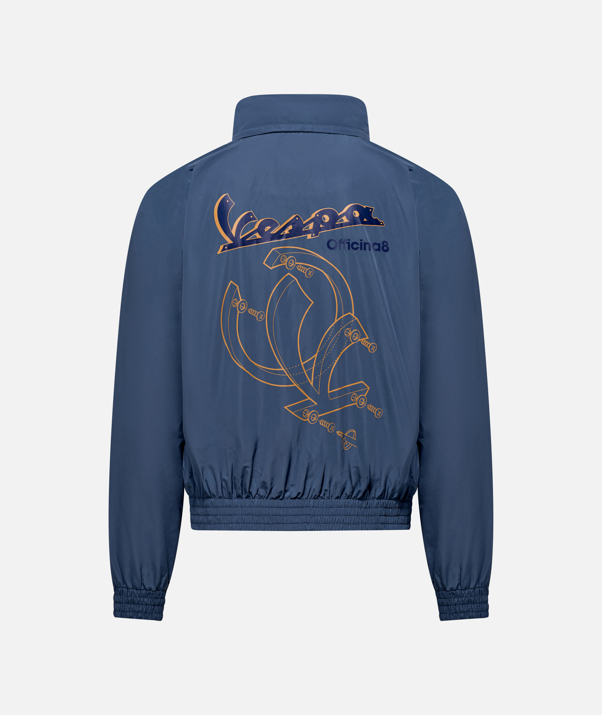 Vespa Windjacke Officina 8 blau