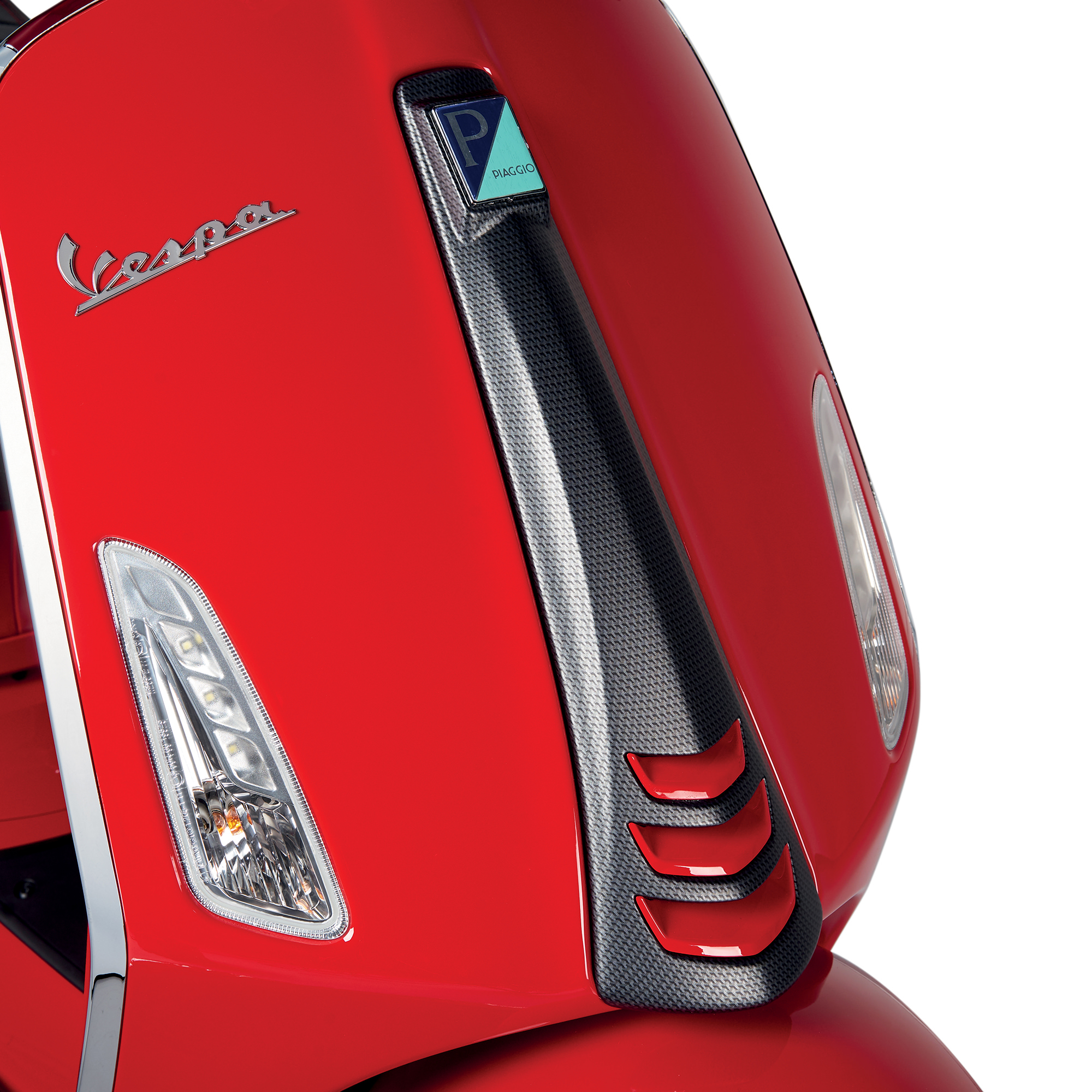 Abdeckung Frontschild (Kaskade) im Carbon-look für Vespa Sprint