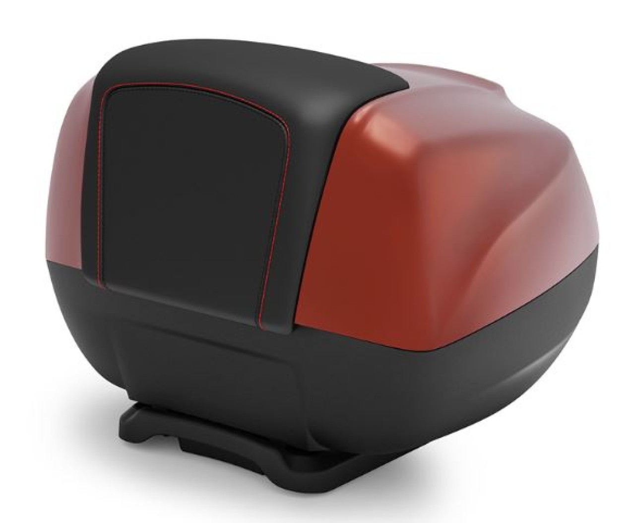 Top Case 37L mit Rückenlehne für Piaggio MP3 HPE RST 400 Sport (2022) - arancio opaco A16