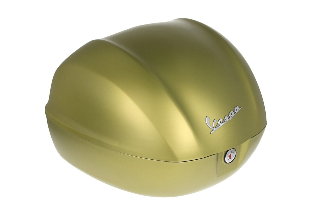 Vespa Topcase 32L matt grün V03 ohne Rückenlehne