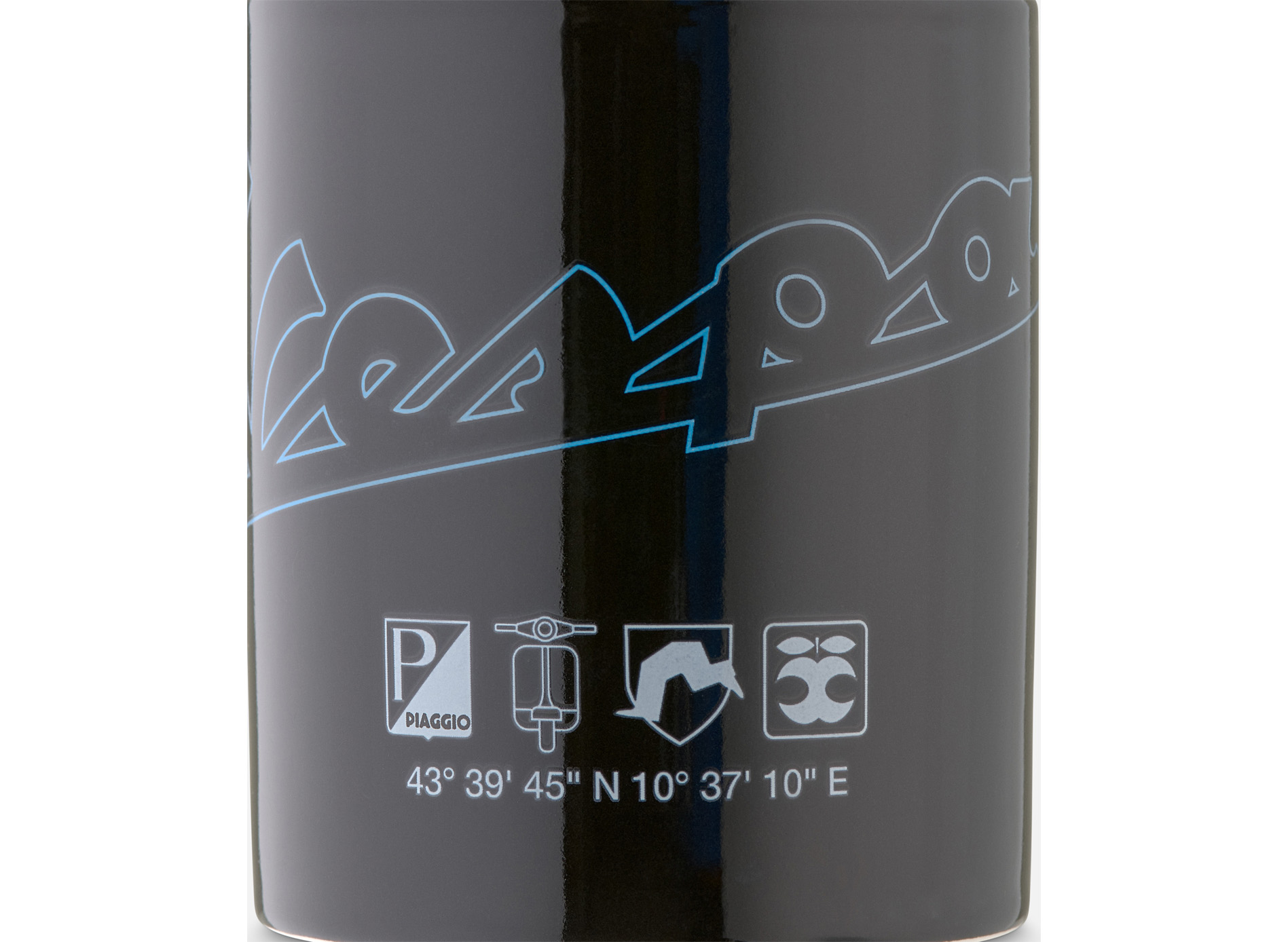 Vespa Tasse schwarz