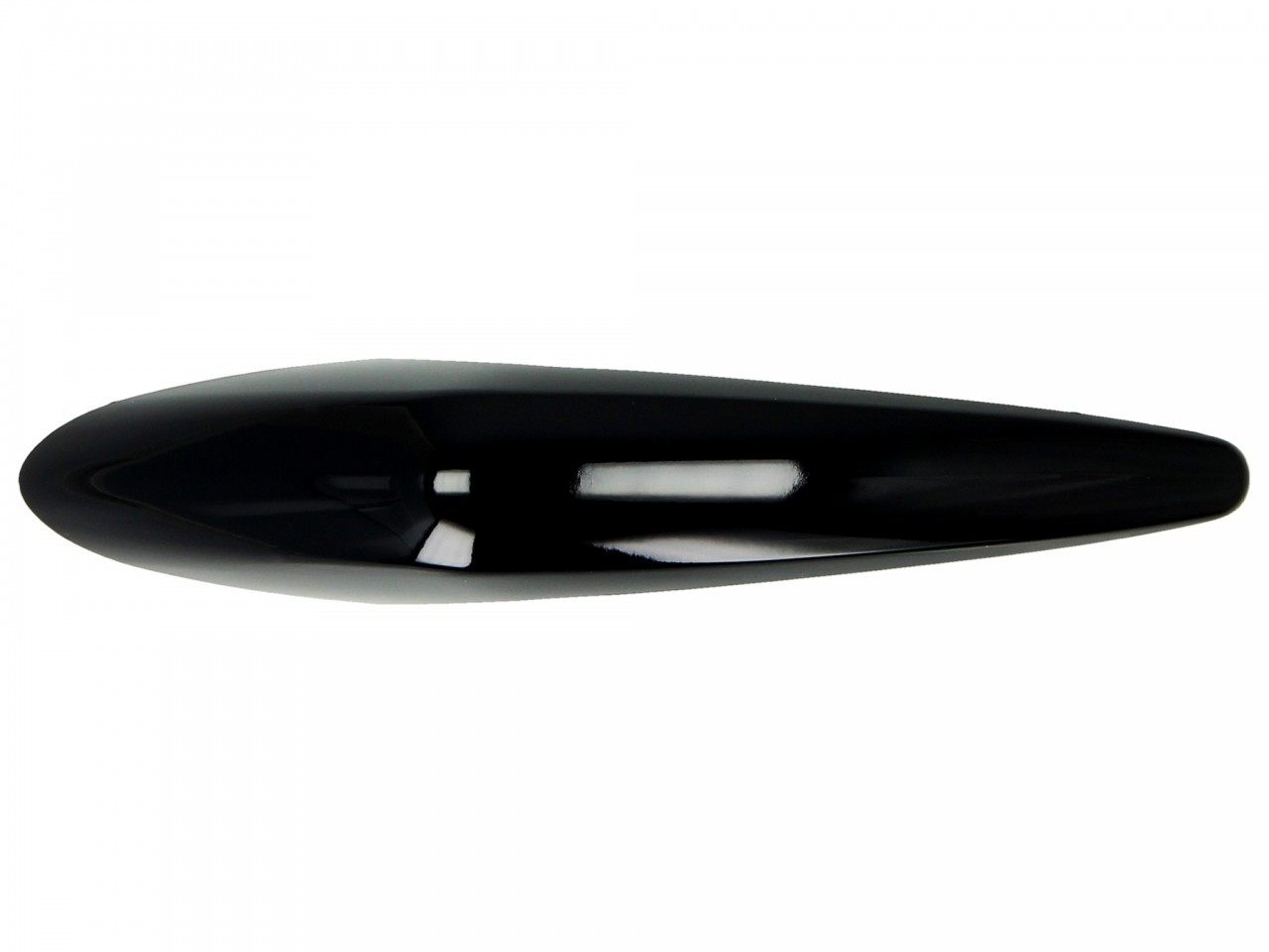 Kotflügelzierstück schwarz glanz für Vespa GTS HPE (125ccm/300ccm) 2019-2020