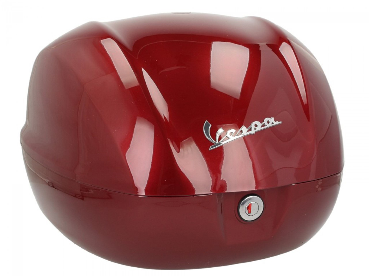 Vespa Topcase 32L rot glänzend 880/A ohne Rückenlehne
