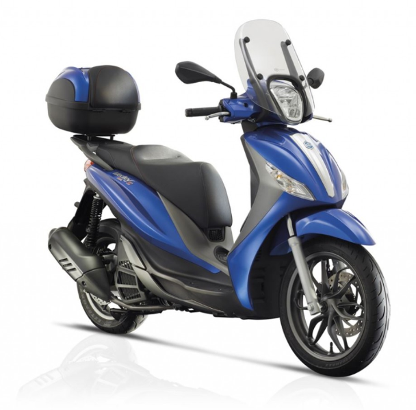 Sport Windschutzscheibe komplett, transparent für Medley Original Piaggio