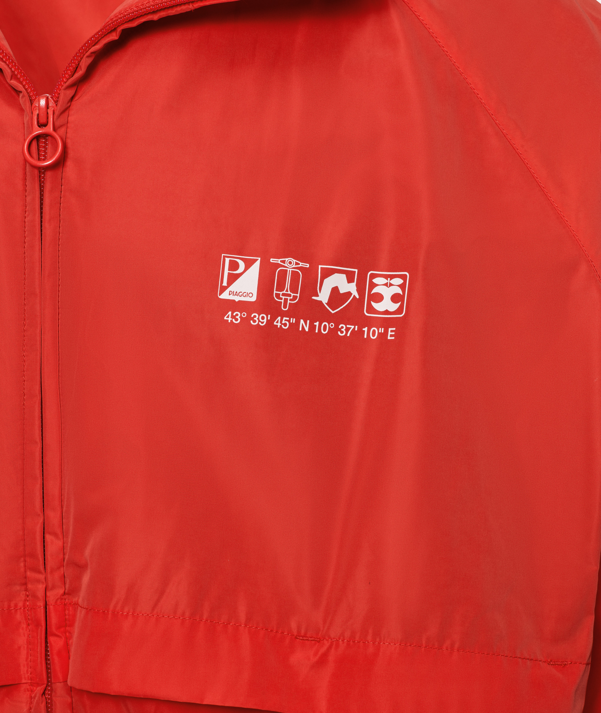Vespa Windjacke Flame orange DEC-Kollektion