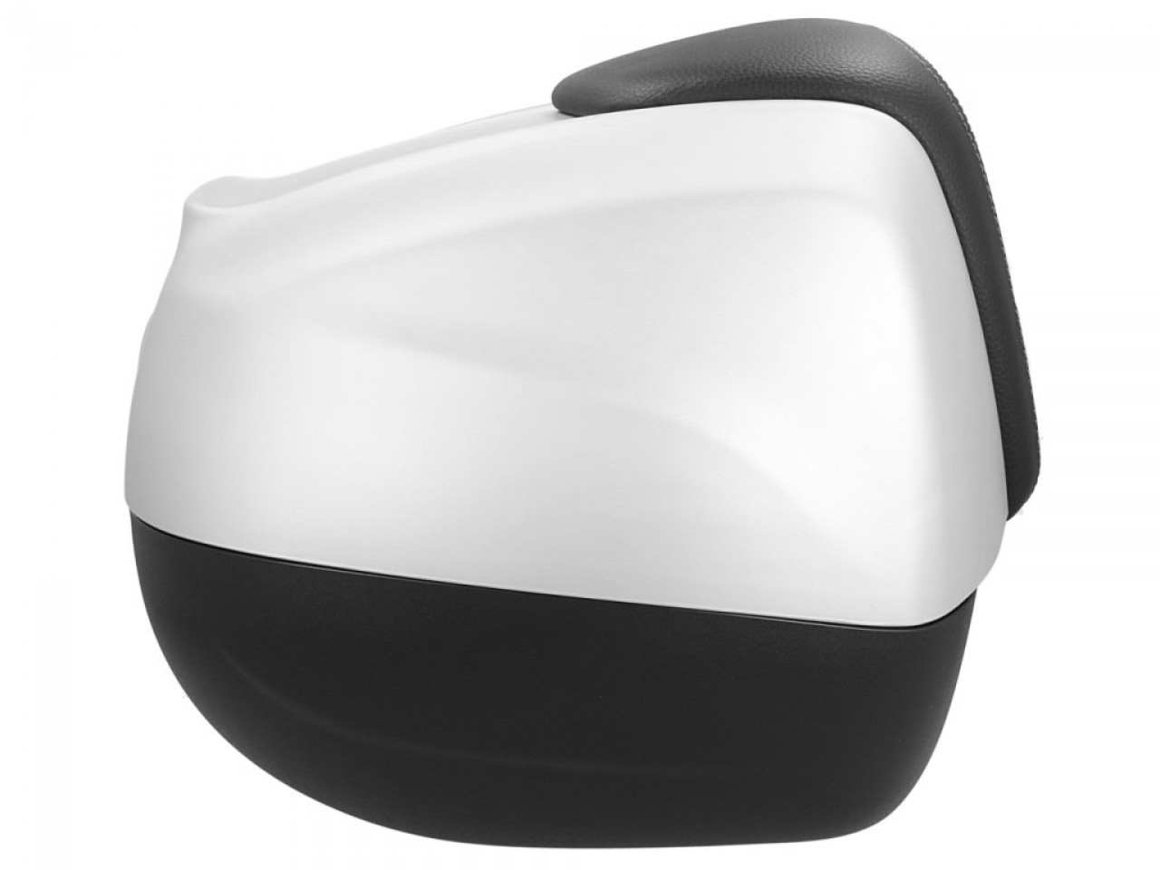 Top Case 37L mit Rückenlehne für Piaggio Beverly Sport 300/350 (16-20) - grau matt 760/B