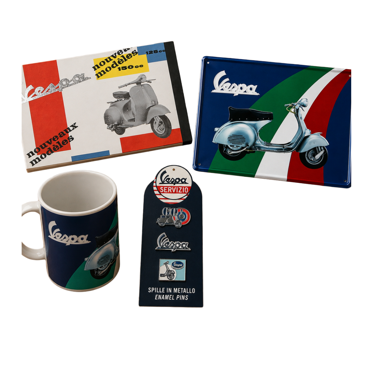 Vespa Merchandise Paket Italian Classics