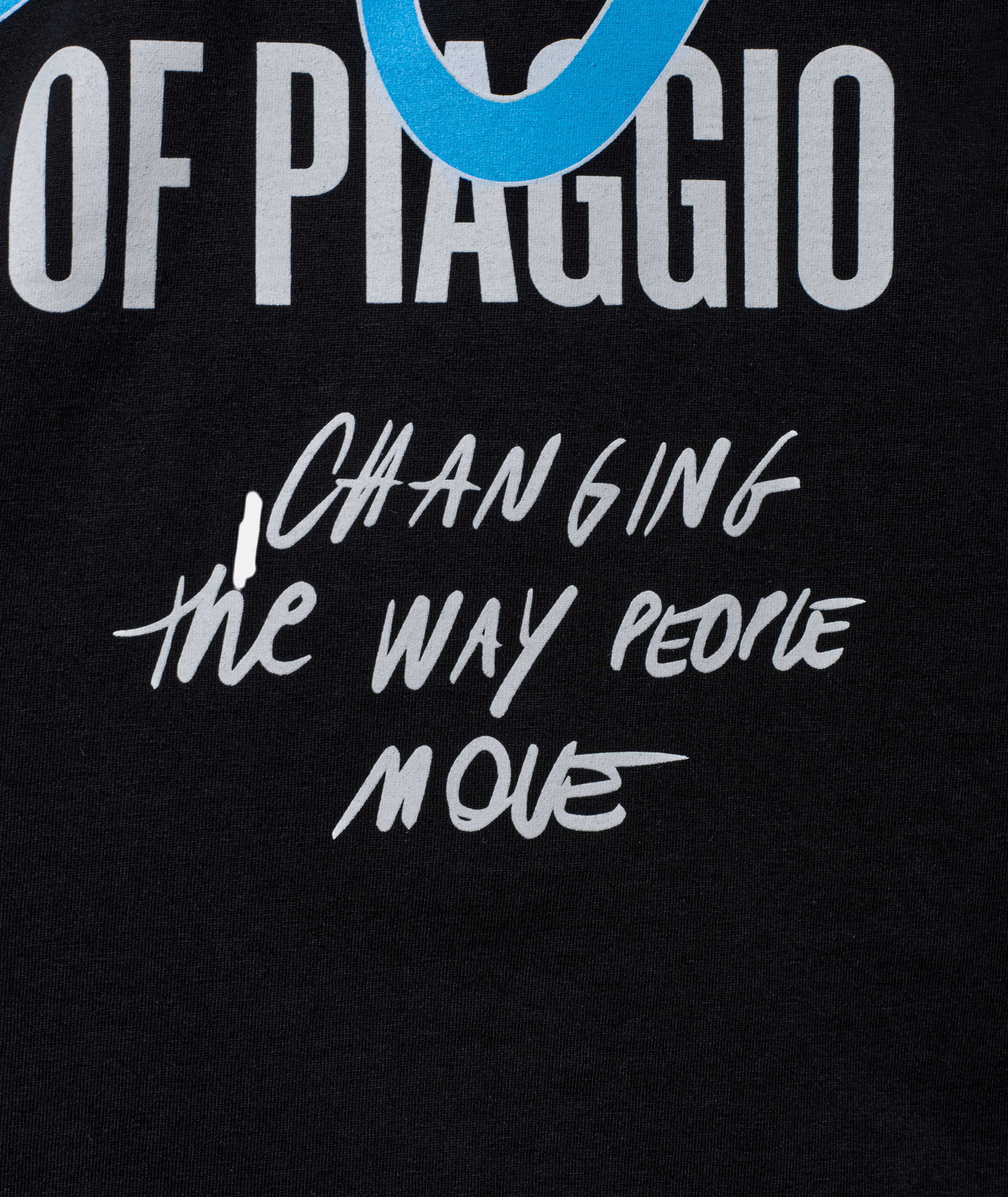 Vespa T-Shirt "140 Jahre Piaggio" schwarz blau