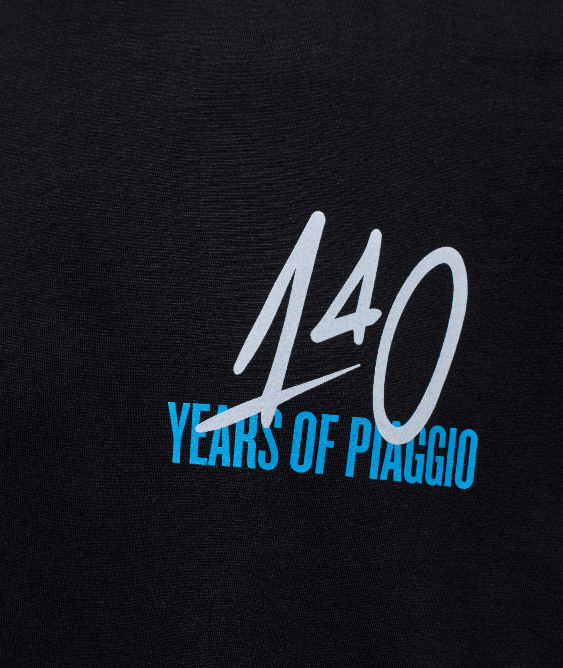 Vespa T-Shirt "140 Jahre Piaggio" schwarz blau
