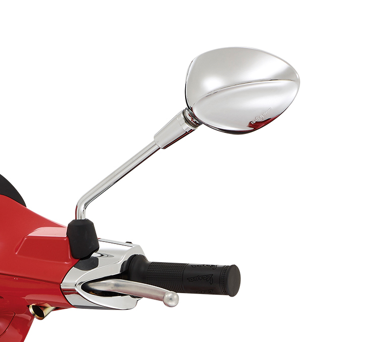Spiegel links Chrom für Vespa Sprint 50-150ccm 2T/​4T