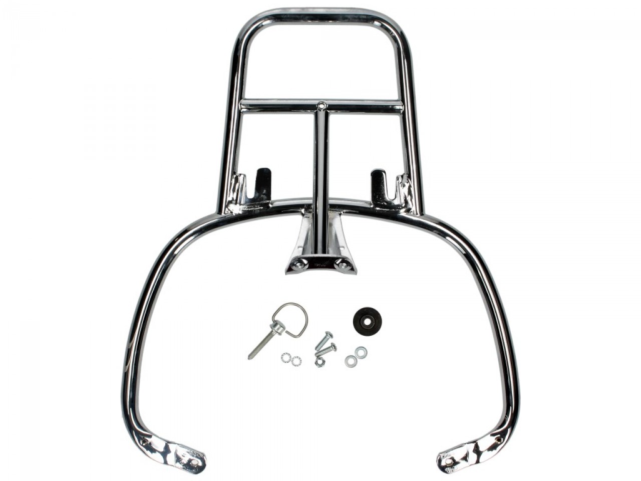 Topcase Kit 32L weiß montebianco (BR/544), Rückenpolster dunkelbraun für PIaggio Medley 125 (24-)
