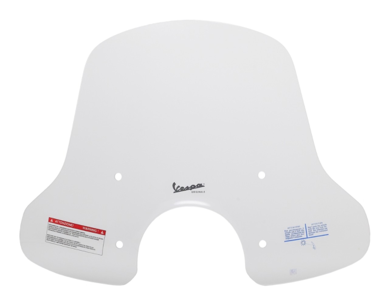 Windschutzscheibe Medium mit Halterung Vespa GTS / Super (HPE & SuperTech) original Vespa