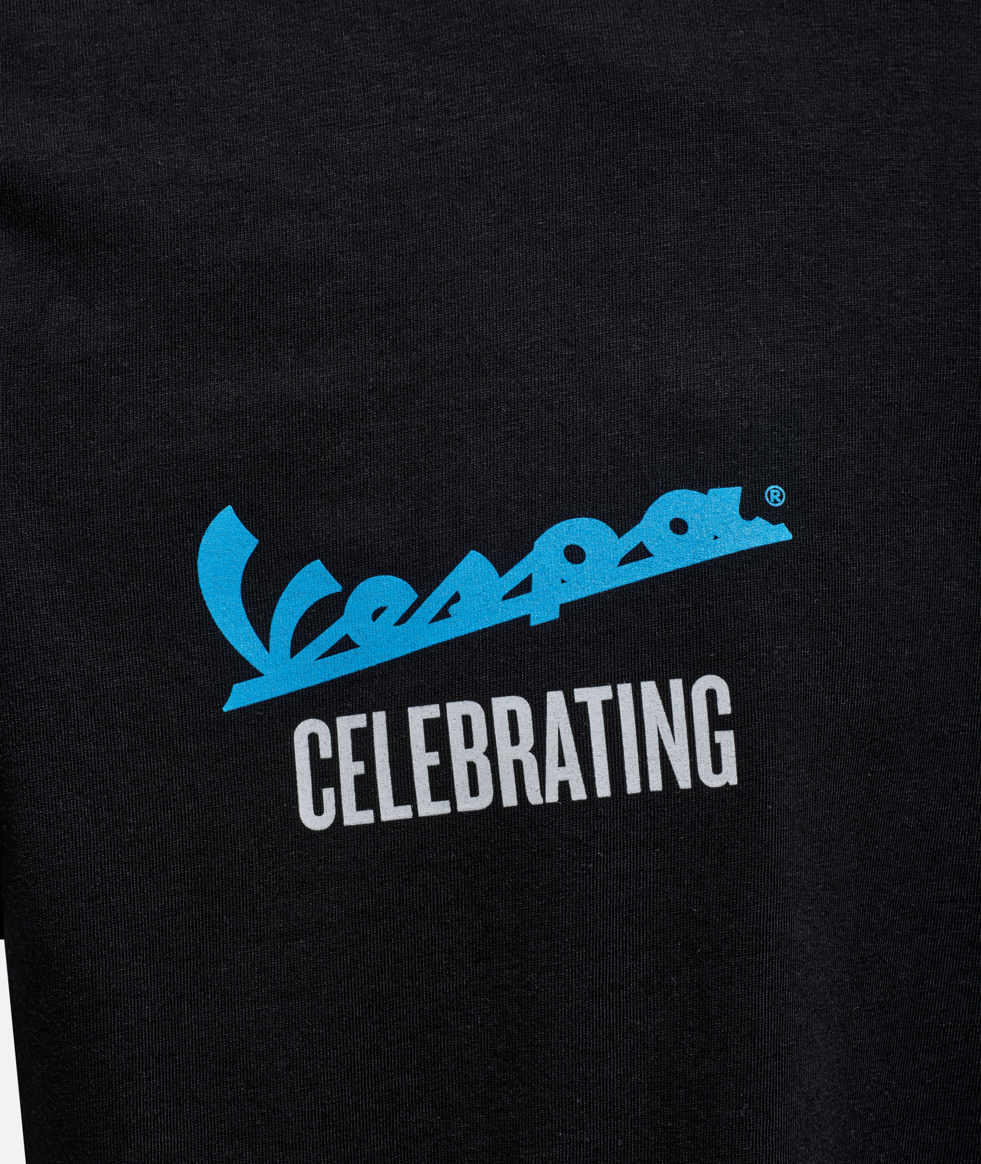 Vespa T-Shirt "140 Jahre Piaggio" schwarz blau