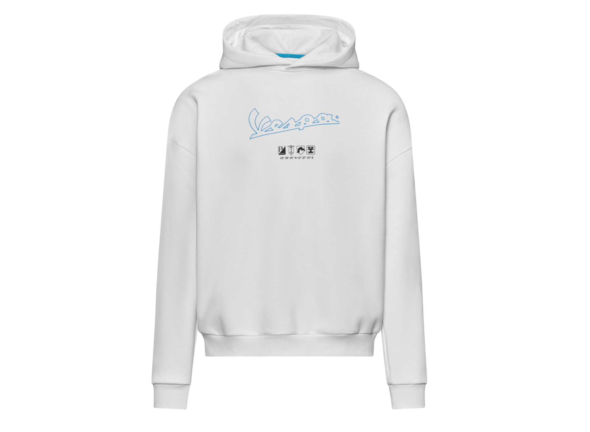 Vespa Hoodie weiß DEC-Kollektion