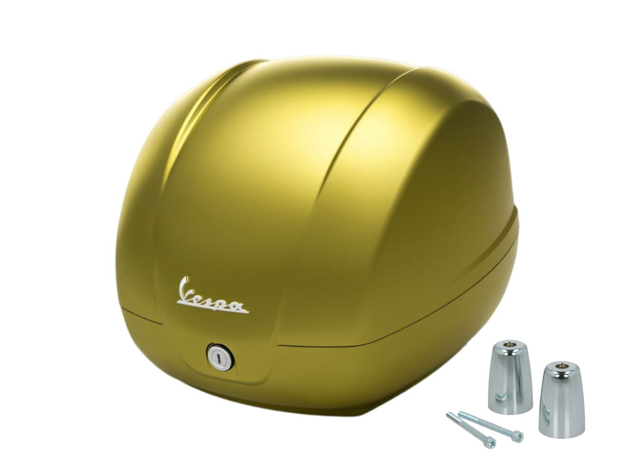Original Topcase 36L matt grün V03 für Vespa GTS 125/310 und GTV 310