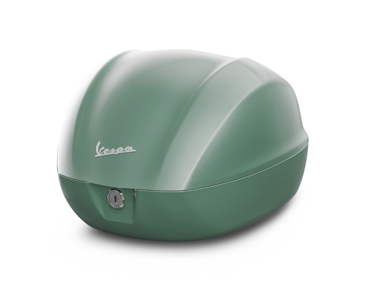 Vespa Topcase 32L grün glänzend V33 ohne Rückenlehne