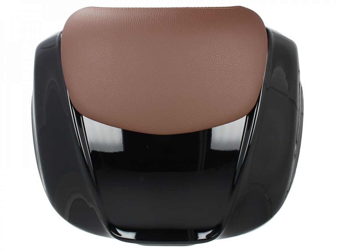 Top Case 37L mit Rückenlehne für Piaggio Beverly 300/350 (18-20) - schwarz 90/B