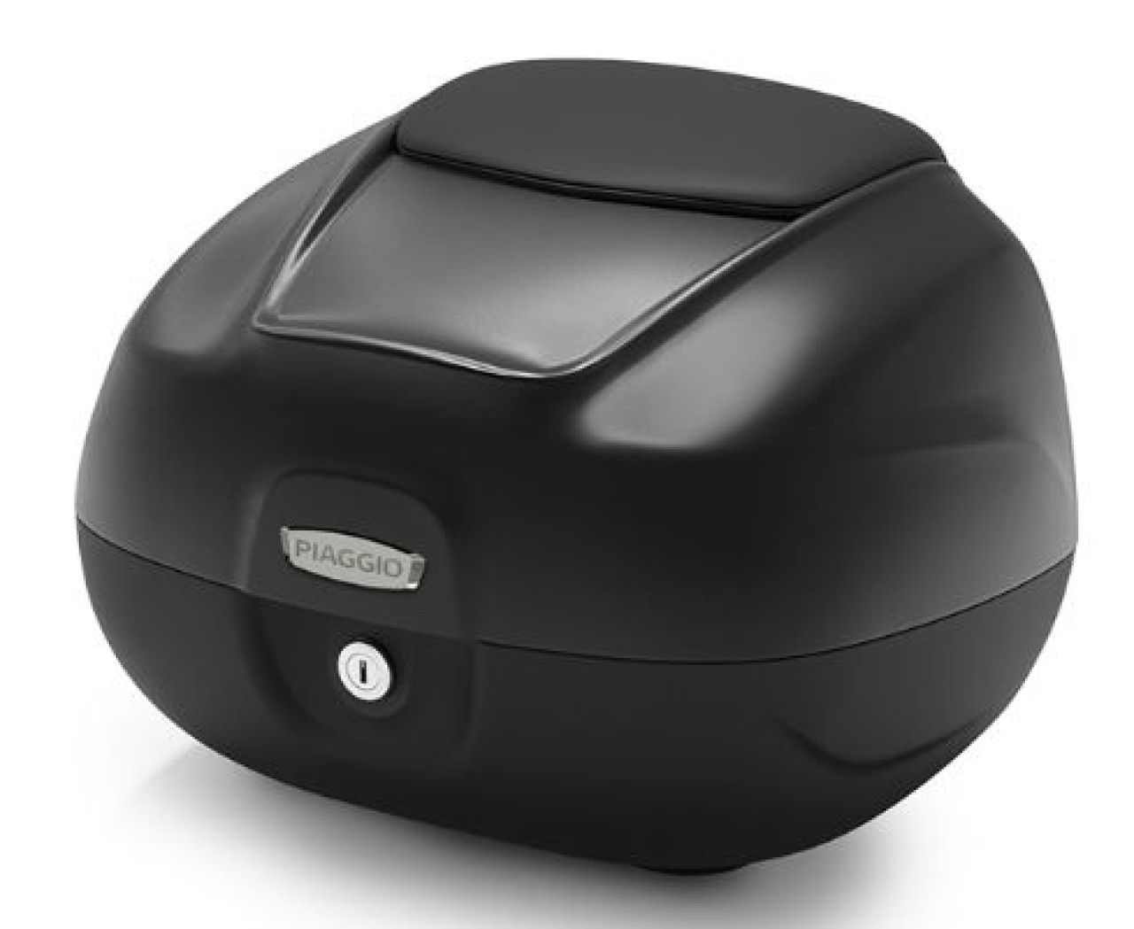 Top Case 37L mit Rückenlehne für Piaggio MP3 HPE 530 Exclusive - schwarz matt 93/B