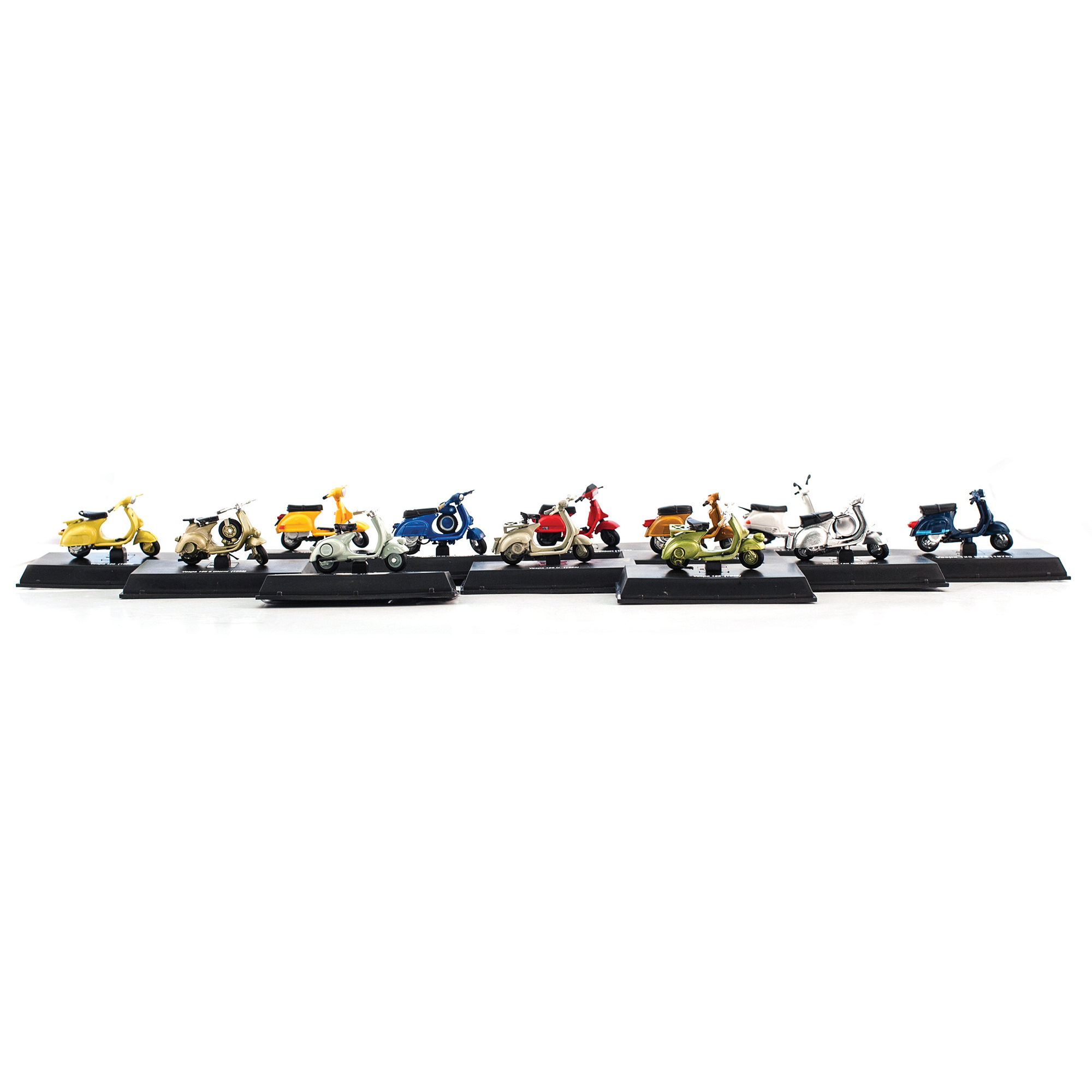Vespa Fahrzeugmodelle 1:32 Set 24 Stück