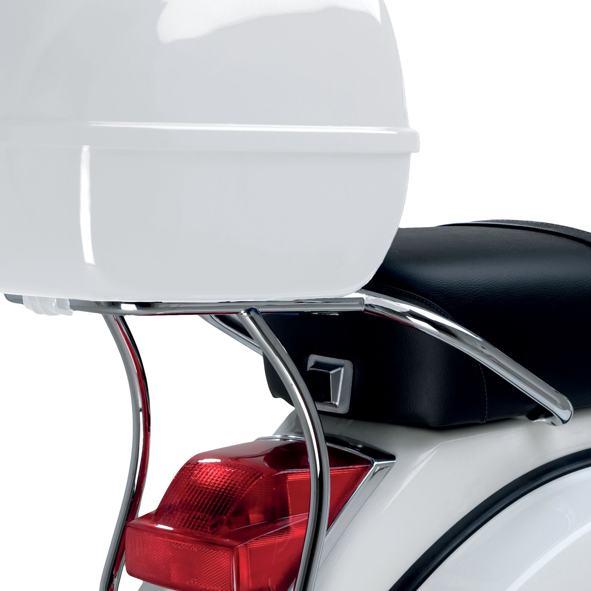 Original Topcase Gepäckträger hinten chrom für Vespa PX