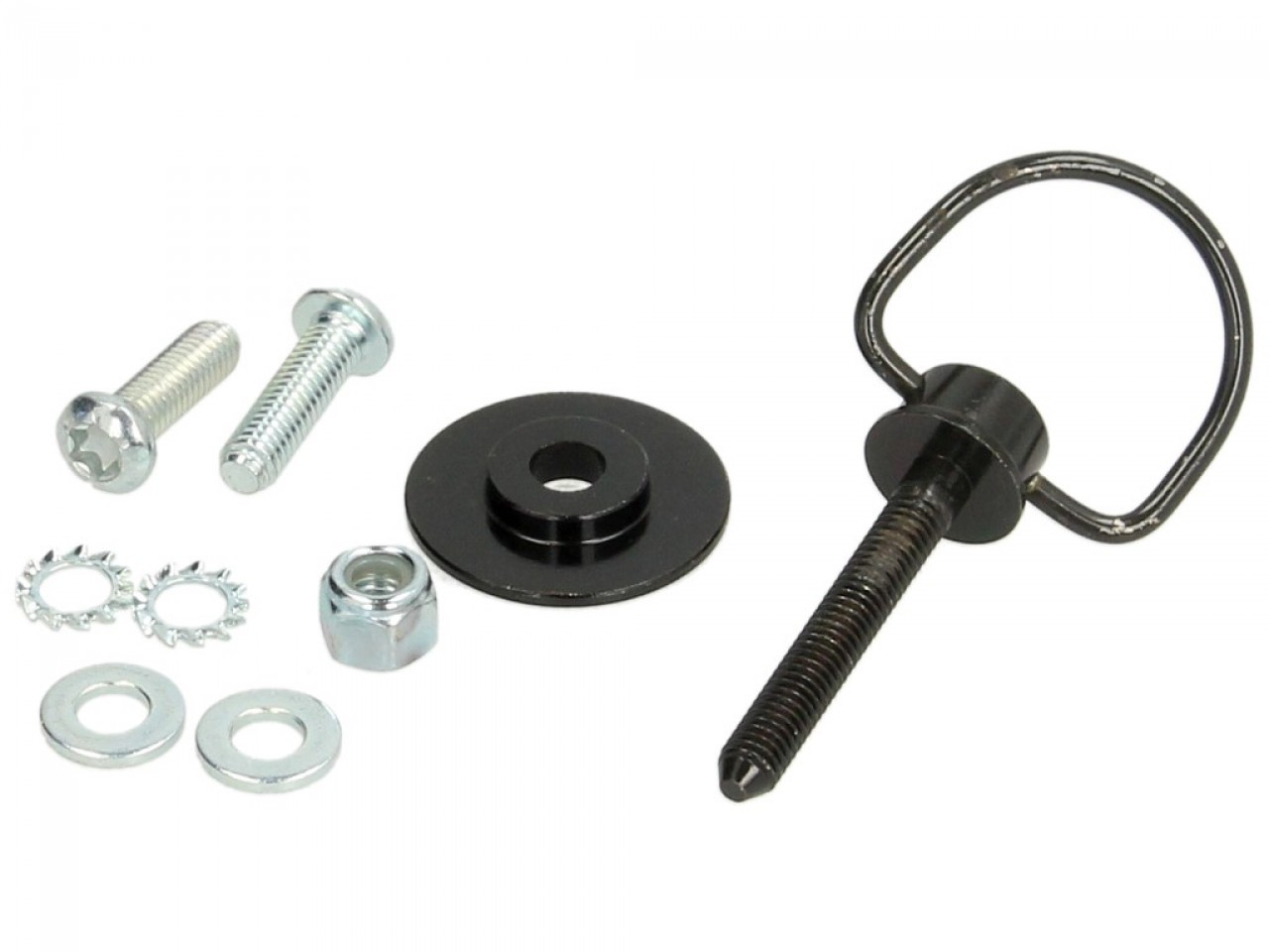 Gepäckträger hinten schwarz matt für Vespa Primavera / Sprint / Elettrica