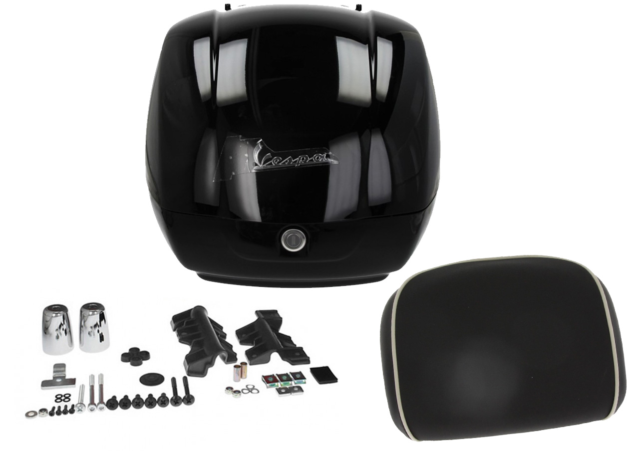 Original Topcase für Vespa GTS Super - schwarz glänzend 094 2022-
