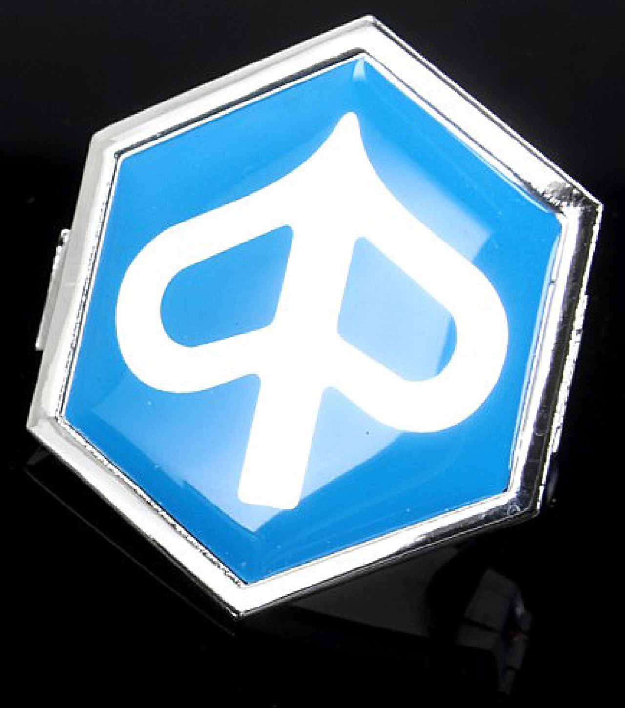Emblem "PIAGGIO" Kaskade, blau