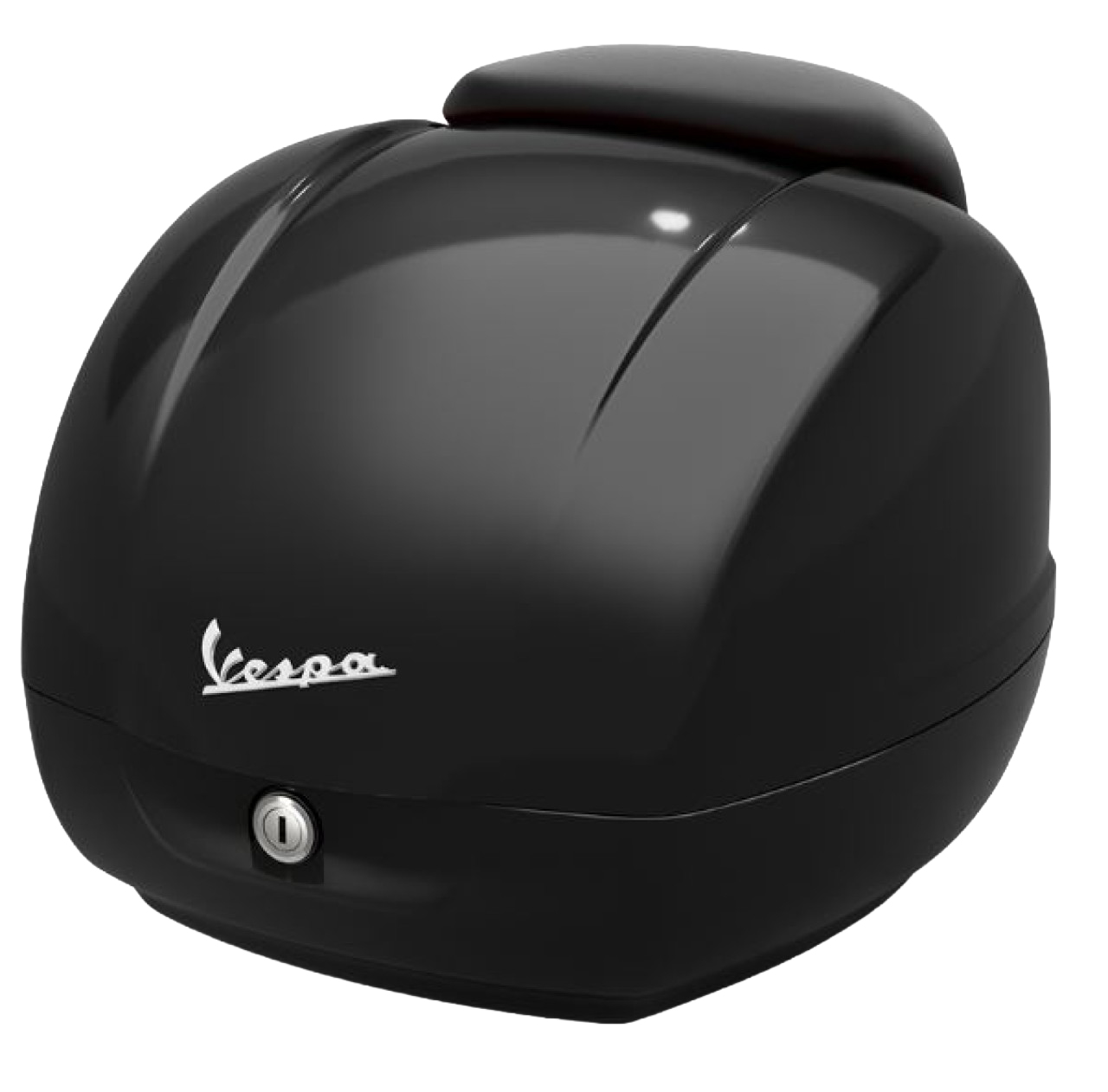 Original Topcase für Vespa GTS - schwarz, XN2_nero cosmo / vulcano / 98/A