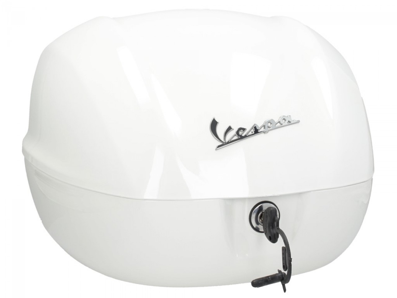 Vespa Topcase 32L weiß glänzend 544 ohne Rückenlehne