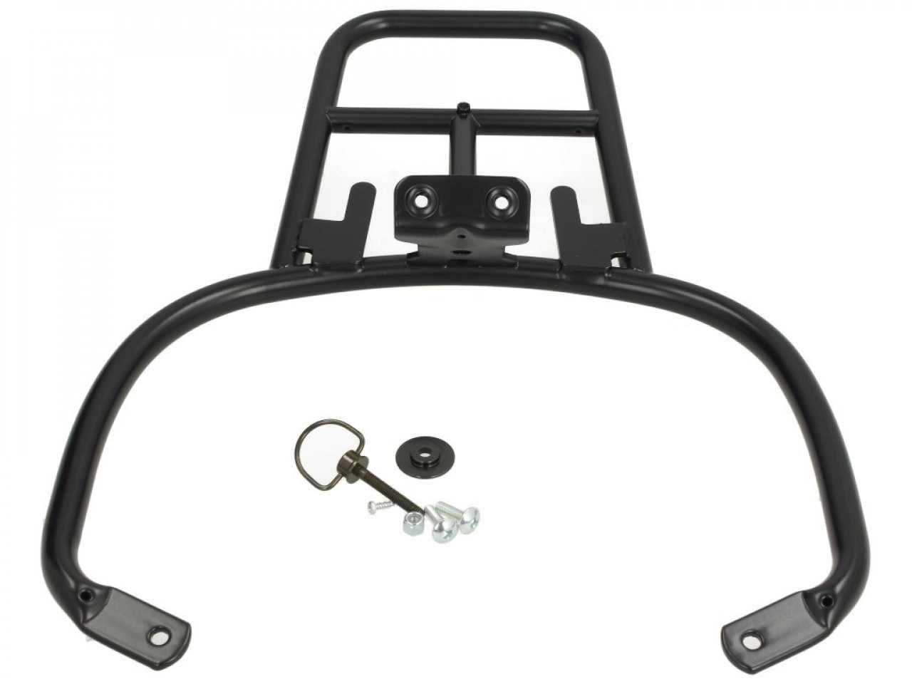 Vespa GTS Gepäckträger hinten schwarz matt für Vespa Top Case 32 Liter